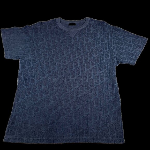 Authentic Men's DIOR Blue Woven Shirt - Picture 2 of 4